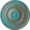 Ekena Millwork Wigan Ceiling Medallion, Hand-Painted Copper Green Patina, 29 3/4"OD x 1 1/2"P CM29WGCGS - alternate 1